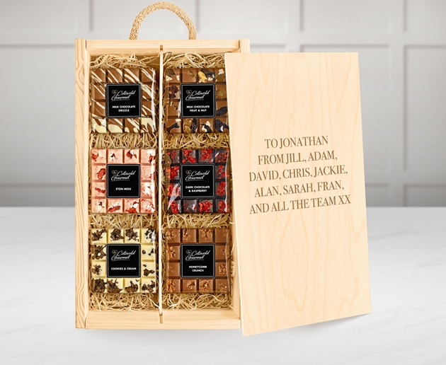 Housewarming Personalised Variety Chocolate Tasting Experience - Gourmet Bars